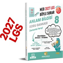 Anla Kazan Yayınları Sinan Kuzucu 2027 8. Sınıf Lgs Anlam Bilgisi Soru Bankası