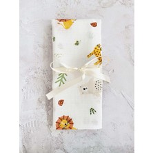 Çok Amaçlı Müslin Bezi Örtü Battaniye 75x75