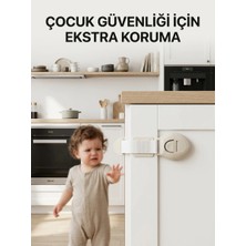 Eco Lounge Dolap ve Çekmeceler Için Çocuk Güvenlik Kilidi Pratik Emniyet Aparatı