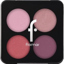 Belirtilmemiş Color Palette Ince Yapılı & Mat Bitişli/ışıltılı 4'lü Göz Farı Paleti