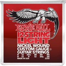 Belirtilmemiş Ernie Ball Nikel Sargı 12 Tel (09-46/11-52)09-46 Light