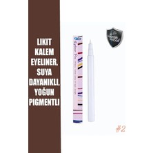 Belirtilmemiş Beyaz Eyeliner, Likit Kalem Eyeliner, Suya Dayanıklı, Yoğun Pigmentli, HB3559123