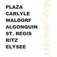 Belirtilmemiş Blank Lined Journal: Empire, Carlyle, Waldorf, Algonquin, Ritz, Elysee: Stay With Me...
