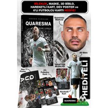 Parodi Yayınları Quaresma Futbolcu Kitabı  - Maske, 3D Biblo, Dev Poster, Hareketli Kart 100 Sayfa Ahmet Koyuncu Yazarlı Setli Hediye