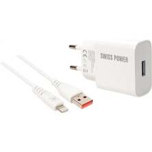 Belirtilmemiş Swiss Power 18W 3.0 Lightning Hızlı Şarj Seti Sws-A1 - Beyaz
