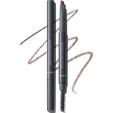 Belirtilmemiş The Saem Doğal Görünüm Sunan Açılı Kaş Kalemi - Saemmul Artlook Eyebrow - Gray Brown
