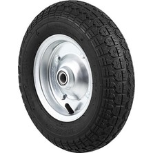 Belirtilmemiş Yük Taşıma Tekeri El Arabası Bilyeli Rulmanlı Havalı Dubleks 350X70 mm Yapar Çelik Jant Tek