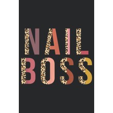 Belirtilmemiş Independently Published Nail Leopard Print Funny Nail Gifts: Plain Lined Journal Notebook