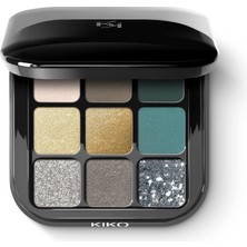 Belirtilmemiş Kiko Milano Kiko Göz Farı Paleti - New Glamour Multi Eyeshadow Palette 06 Green Vibes
