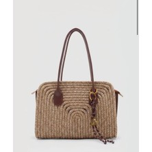 Yş Collection Hasır Charm Detaylı Çanta