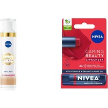 Belirtilmemiş Nivea SPF30 LUMINOUS630 Karşıtı cc 40ML, Orta Ton, Kırmızı Renk Dudak Bakım Kremi