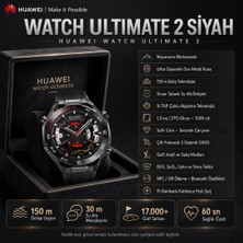Huawei Huaweı Watch Ultımate 2 Siyah