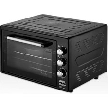 Belirtilmemiş Akel AF380L Lambalı, Termostatlı Saatli 38 Litre Midi Fırın (Siyah)