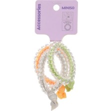 Belirtilmemiş Miniso Spiral Saç Lastiği (4 Adet) - Düğümlü