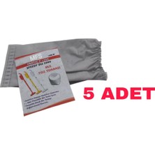 Belirtilmemiş Mfs Fantom Uyumlu Pratic P1200 / Du 2000 Dik Süpürge Bez Toz Torbası, Gri, 5 Adet