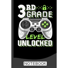 Belirtilmemiş 3rd Grade Level Unlocked Video Game Back To School Boys Notebook: Preschool Kindergarten 1st 2nd &