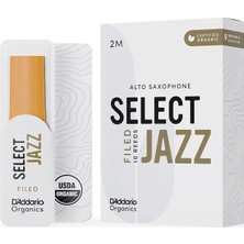 Belirtilmemiş D'addario Organik Select Jazz Filed Alto Saksafon Dilleri - Saksafon Boruları - Ilk Tek Organik
