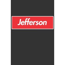 Belirtilmemiş Jefferson: Jefferson Planner Calendar Notebook Journal, Personal Named Firstname Or Surname For Som