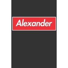Belirtilmemiş Alexander: Alexander Planner Calendar Notebook Journal, Personal Named Firstname Or Surname For Som