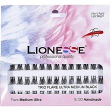 Belirtilmemiş Lionesse Trıo 3 Boyutlu Tekli Takma Kirpik Medıum 1 Paket (1 x 10.42 G)
