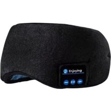 Belirtilmemiş Arpag Import Bluetooth Kulaklıklı Uyku Bandı, Siyah, Yumuşak Spandex, Kablosuz Müzik Dinle