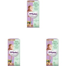 Belirtilmemiş Canbebe Bebek Bezi 6 Beden (15-27 Kg) 62 Adet (3 Paketi)