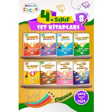Hakim Çocuk Ilkokul 4. Sınıf Tüm Dersler Set 8 Kitap 1ADET