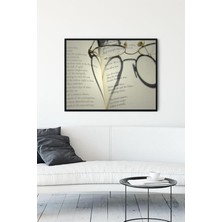 Belirtilmemiş Postermanya (PSTER11717) Sanatsal Kitap Çerçeveli Tablo 3 (40X50CM)