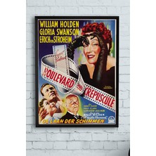 Belirtilmemiş Postermanya (PSTER13472) Sunset Boulevard-Sunset Bulvarı Film Afişi Çerçeveli Tablo 2 (50X70CM)