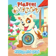 Belirtilmemiş Playful Puppy - Children's Rattle And Read Interactive Sensory Board Book With Spinning Rattle