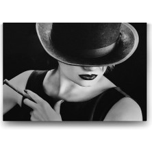 Belirtilmemiş Puro Içen Kadın Tablosu - 90X60CM
