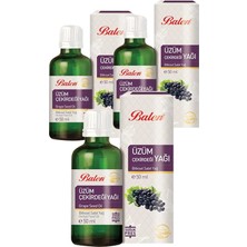 Belirtilmemiş Zencefil Organik 3 Kutu Balen Üzüm Çekirdeği Yağı 50 ml Üzüm Yağı