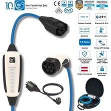 NRGkick Başlangıç Plus 32A 22KW 7.5 Metre Ac Mobil Elektrikli Araç Şarj Istasyonu Ev Prizli (Wallbox)