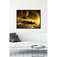 Belirtilmemiş Postermanya (PSTER13778) Uzay Sanatsal Çerçeveli Tablo 2 (40X50CM)