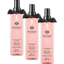 Belirtilmemiş Boutique Bm Cherry Blossom & Peony Vücut Spreyi 250 ml (3 Paketi)
