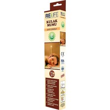 Belirtilmemiş Relife Kulak Temizleme Mumu Ear CANDLE%100 Naturel Temizleme Çubuğu 1 Kutuda 2 Adet