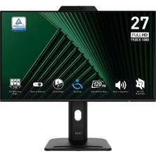 Belirtilmemiş Msi 27" MP272PMG, Kurumsal Monitör, Fhd, 16:9, Flat, Ips, 120Hz, 1ms, Adaptive-Sync, Pivot