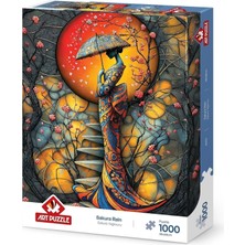 Belirtilmemiş Puzzle Sakura Yağmuru 1000 Parça Puzzle