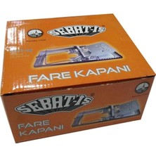 Akıllı Bayi Sebat-Iş Yaylı Metal Fare Kapanı 12 Adet