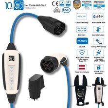 NRGkick Sabit Set 32A 22KW 7.5 Metre Monofaze & Trifaze Wifi + Bluetooth Duvar Askı Aparatlı