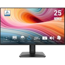 Belirtilmemiş Msi 24.5 MP251 E2 1920X1080 (Fhd) 16:9 Flat IPS 120Hz 1ms Adaptive-Sync Siyah Monitor