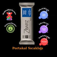 Zbarz Power Portakal Kakao Yer Fıstıklı Protein Bar 12 Li %25 Protein İçeren Yüksek Lifli Atıştırmalık