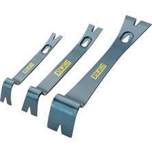 Belirtilmemiş Estwing 3 Parça Levye Çubuğu Seti, 14-25.4 Cm, Dövme Çelik Çivi Çekici, Geniş Ince (PB3PC)