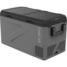 Tradekar Coolz 83 83L 12/24/230V -20°c Çift Bölmeli Kompresörlü Taşınabilir Buzdolabı