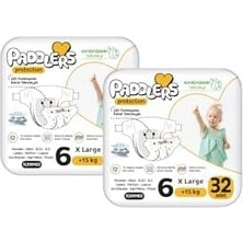 Belirtilmemiş Paddlers Protection Bebek Bezi 6 Numara (64 Adet) Bakım Seti
