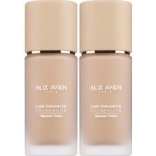 Belirtilmemiş Alix Avien Kırışıklık Karşıtı Nemlendirici SPF30 Parlak Bitişli Fondöten Care Enhancer 808 Warm Amb