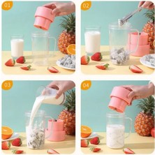 Kap Kaç Taşınabilir Pipetli Bardak Blender