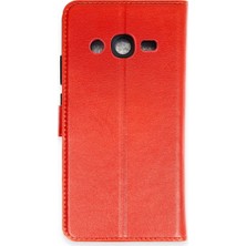 Hayat Store Samsung Galaxy J7 Kılıf Trend S Plus Kapaklı Kılıf - Kırmızı
