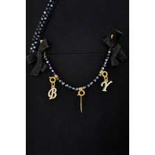 BG Accessories Harfli Çeyreklik Damat Yaka Iğnesi