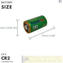 HBMB Store Poundmax Lityum Cr-2 (CR17355, Cr-2m, Dlcr2, Kcr2, 6206) Özel Pil, 3V | 1x 1-Paket